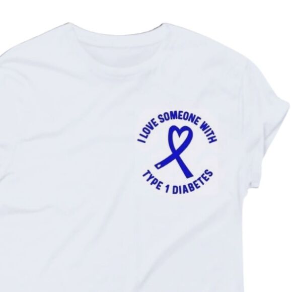 I Love Someone With Type 1 Tee, Sizes S-XXXL - Picture 4 of 6